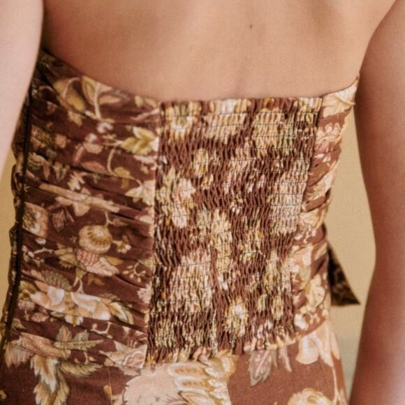 Sezane Tyler Printed Trousers size 6 and Marilia Blouse size 8 - Picture 4 of 4